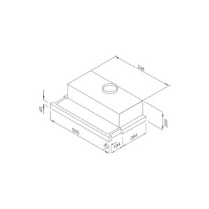 MÁY HÚT KHÓI KHỬ MÙI ÂM TỦ MALLOCA MH 60SMC - mh 60smc 1