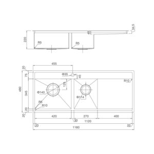 Chậu Rửa Chén MS 6306 - ms 6306