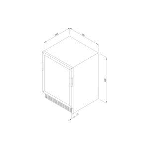 TỦ BẢO QUẢN RƯỢU VANG ÂM TỦ/ ĐỘC LẬP MALLOCA MWC-46BG - mwc 46bg upt7