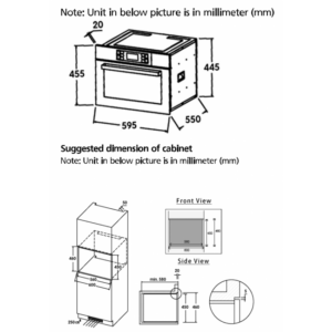 Lò Hấp Kết Hợp Nướng KAFF KF-ST56LXR - thong so lo nc6b0c6a1ng ket hop hap kaff 650x650 1 1 1