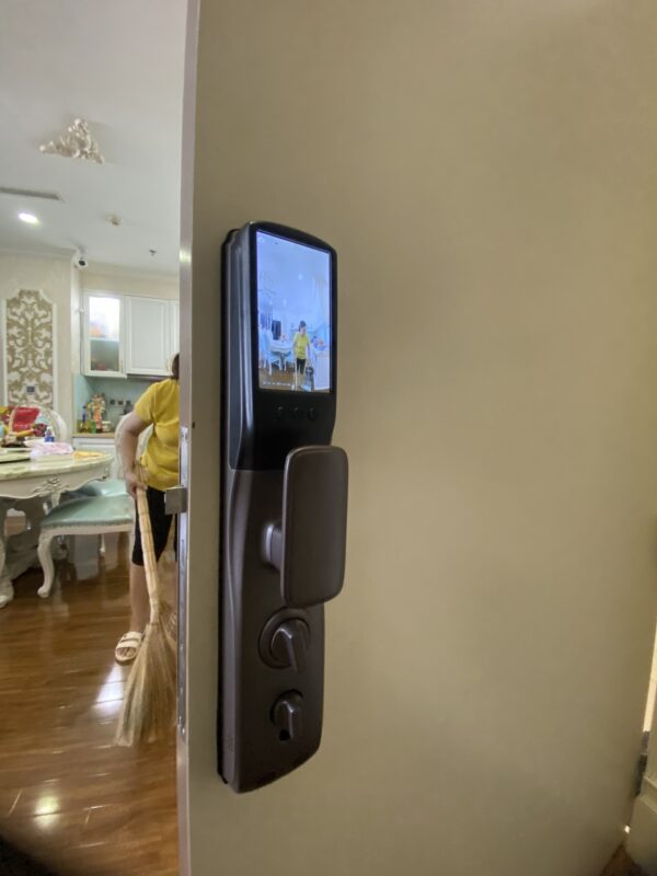KHÓA CỬA NHẬN DIỆN FACE ID APP WIFI DEMAX SL918 PB