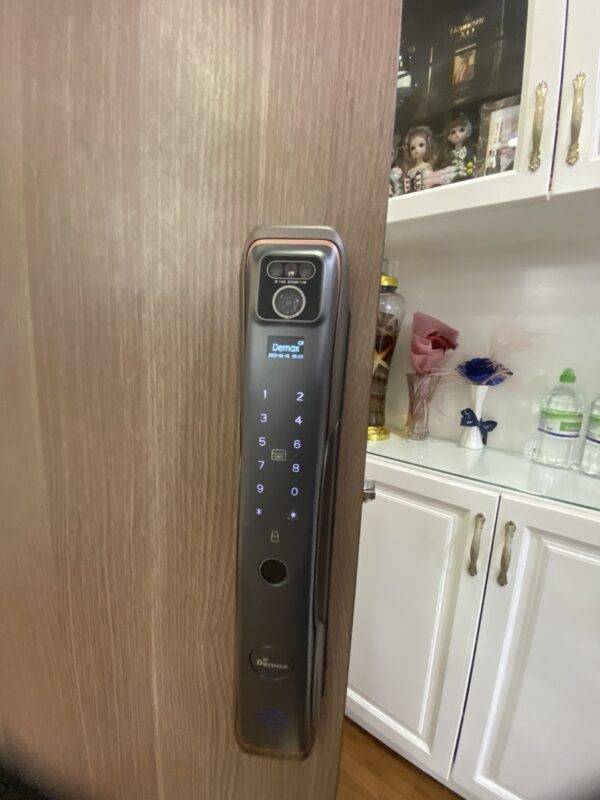 KHÓA CỬA NHẬN DIỆN FACE ID APP WIFI DEMAX SL918 PB