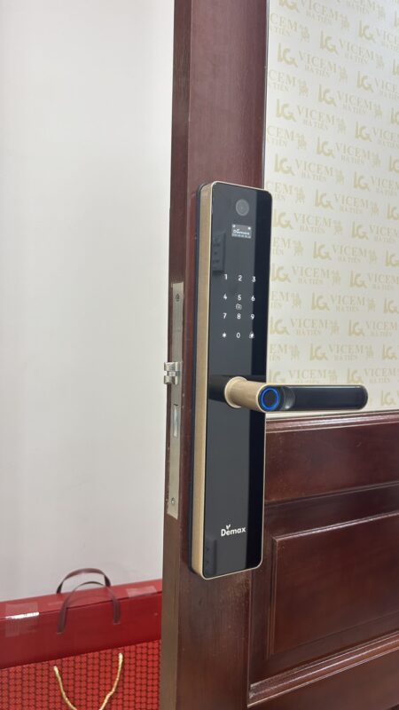 KHÓA CỬA VÂN TAY APP WIFI DEMAX SL-C626 CG
