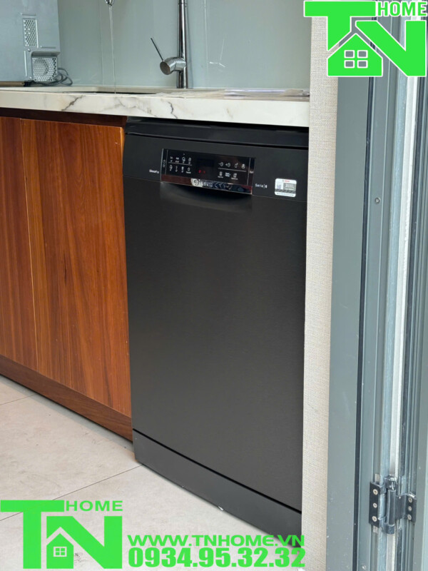 MÁY RỬA CHÉN BOSCH SMS6ECC51E SERIE 6 MÀU ĐEN