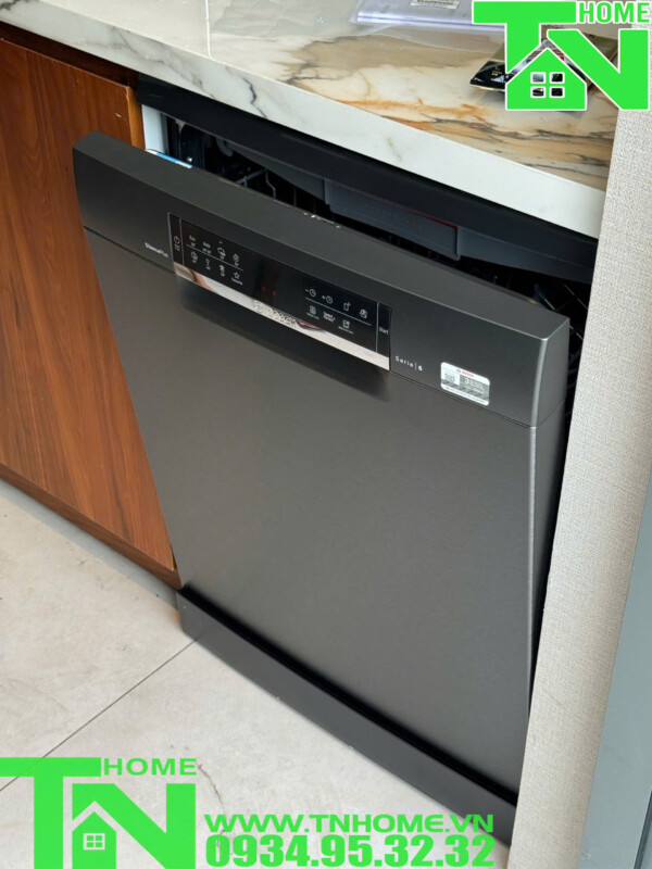 MÁY RỬA CHÉN BOSCH SMS6ECC51E SERIE 6 MÀU ĐEN
