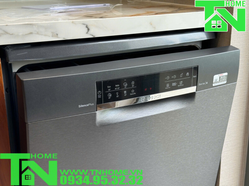 MÁY RỬA CHÉN BOSCH SMS6ECC51E SERIE 6 MÀU ĐEN