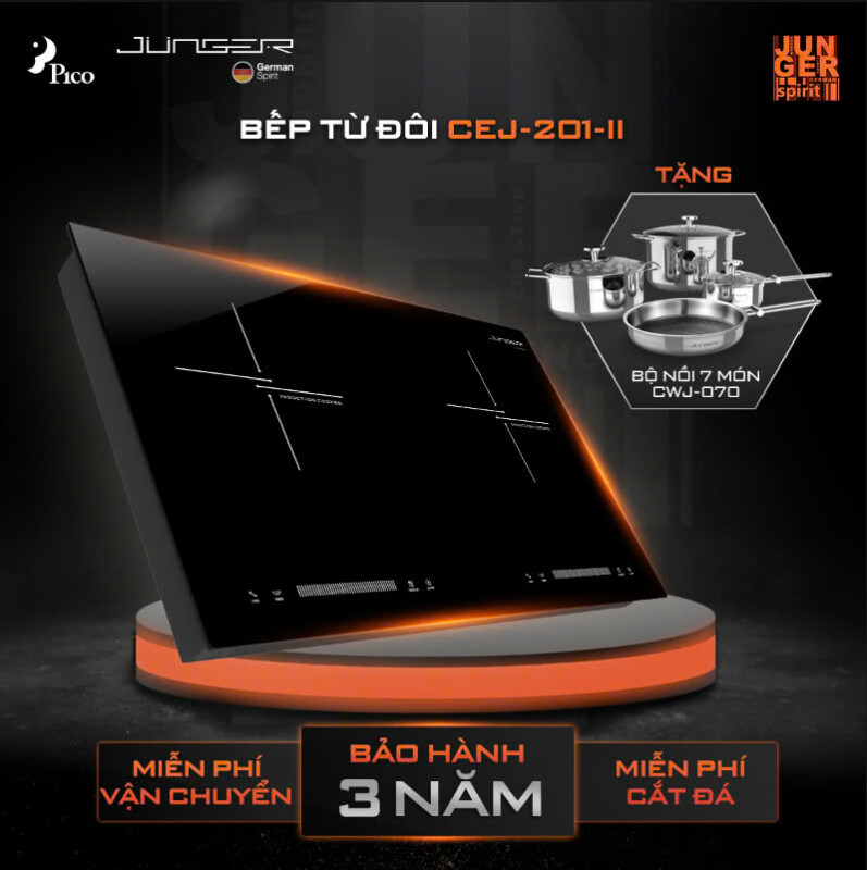 BẾP TỪ ĐÔI JUNGER CEJ-201-II