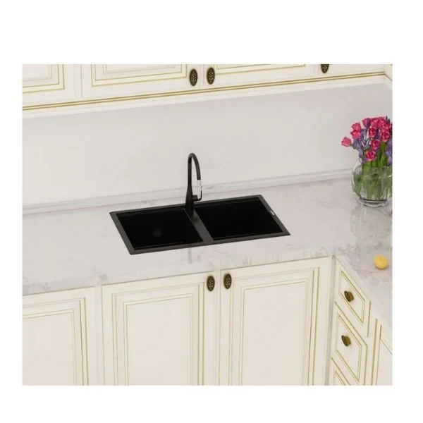 CHẬU RỬA BÁT KONOX GRANITE SINK PHOENIX SMART 860 BLACK