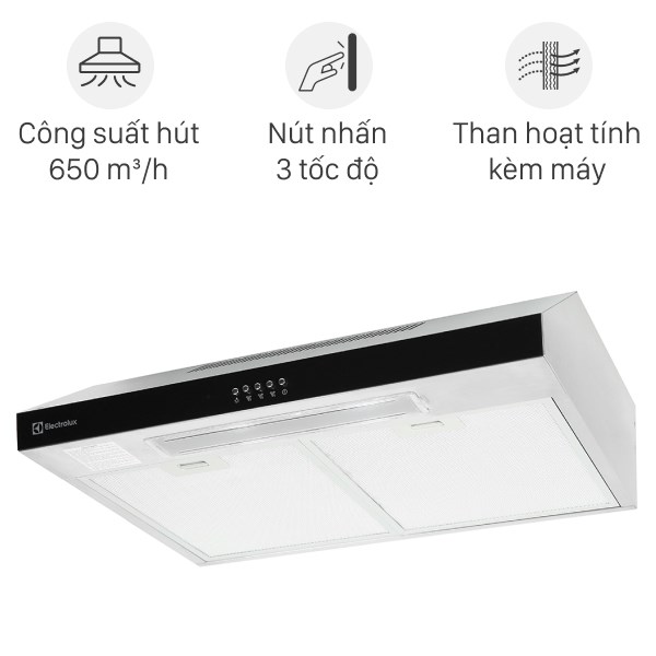MÁY HÚT MÙI ELECTROLUX ERF715SBA DẠNG CỔ ĐIỂN 70CM