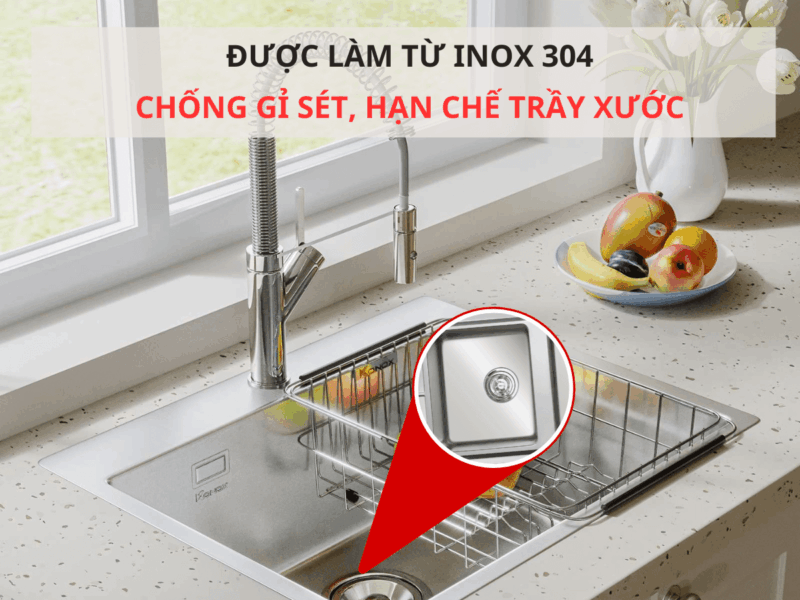 CHẬU RỬA BÁT KONOX TURKEY SINK VIGO 8644