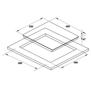 BẾP ĐIỆN 3 VÙNG NẤU HAFELE HC-R603D (536.01.901) - 536.01.901 dimd
