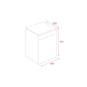 MÁY RỬA CHÉN TEKA DFS 76850 220 50 SS 114260012 - 59 1