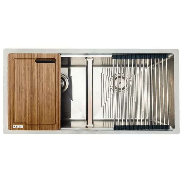 CHẬU RỬA BÁT KONOX WORKSTATION SINK – UNDERMOUNT SINK KN8046DUB