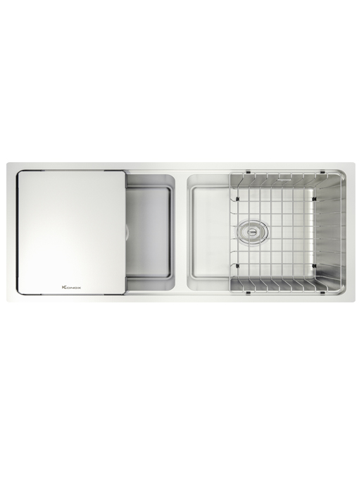 CHẬU RỬA BÁT CHỐNG XƯỚC KONOX WORKSTATION SINK – UNDERMOUNT SINK KN8646DU DEKOR