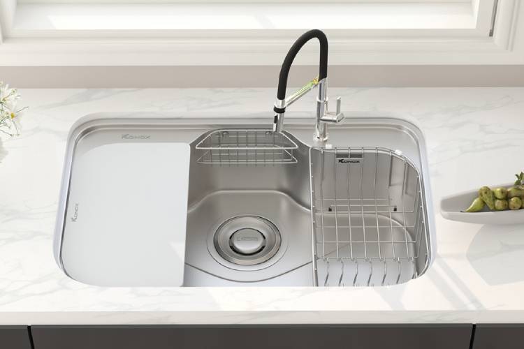 Chậu rửa bát chống xước Konox phong cách Nhật TARI 7851SR