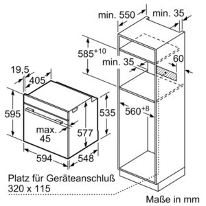 LÒ NƯỚNG KÈM VI SÓNG BOSCH HMG778NB1 SERIES 8 - KT lo nuong kem vi song Bosch HMG778NB1