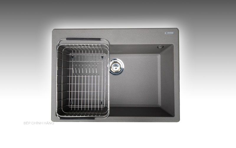 CHẬU RỬA BÁT KONOX GRANITE SINK RUVITA 680 GREY