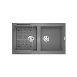 CHẬU RỬA BÁT KONOX GRANITE SINK VELOCI 760D GREY