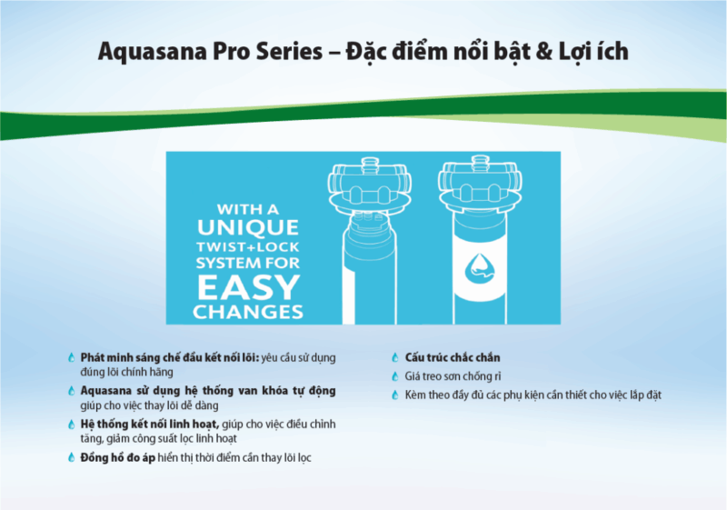 MÁY LỌC NƯỚC ĐA NĂNG AQUASANA PRO-SERIES FS-HF2-DMU
