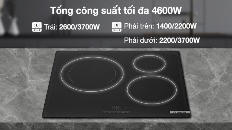 BẾP TỪ BOSCH 3 VÙNG NẤU PUJ61RBB5E SERI 4