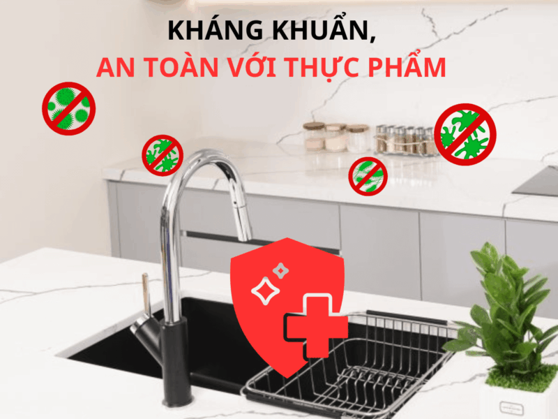 CHẬU RỬA BÁT KONOX GRANITE SINK NAROS 760S BLACK