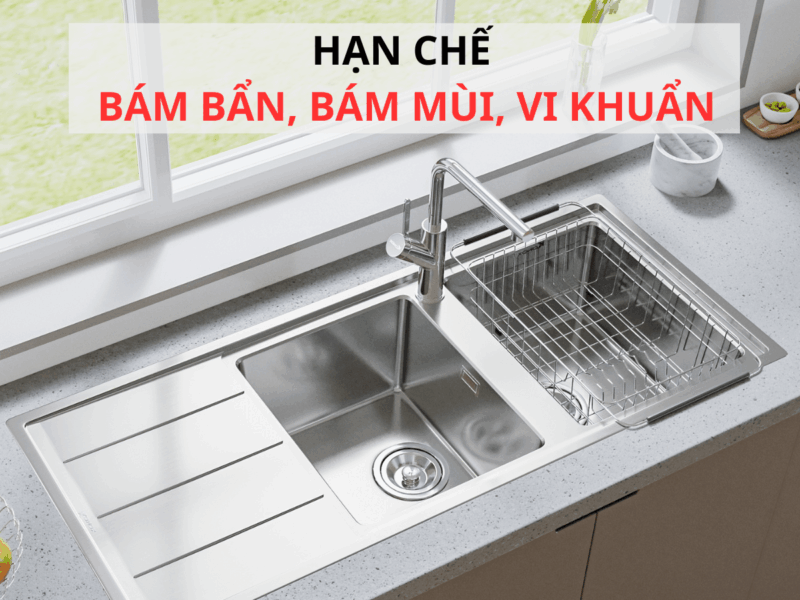CHẬU RỬA BÁT KONOX TURKEY SINK BETA 1160 BÀN PHẢI