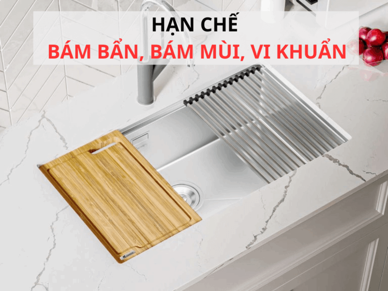 CHẬU RỬA BÁT KONOX WORKSTATION SINK – UNDERMOUNT SINK KN8046SU