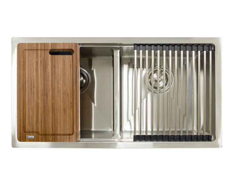 CHẬU RỬA BÁT KONOX WORKSTATION SINK – UNDERMOUNT SINK KN8745DUB
