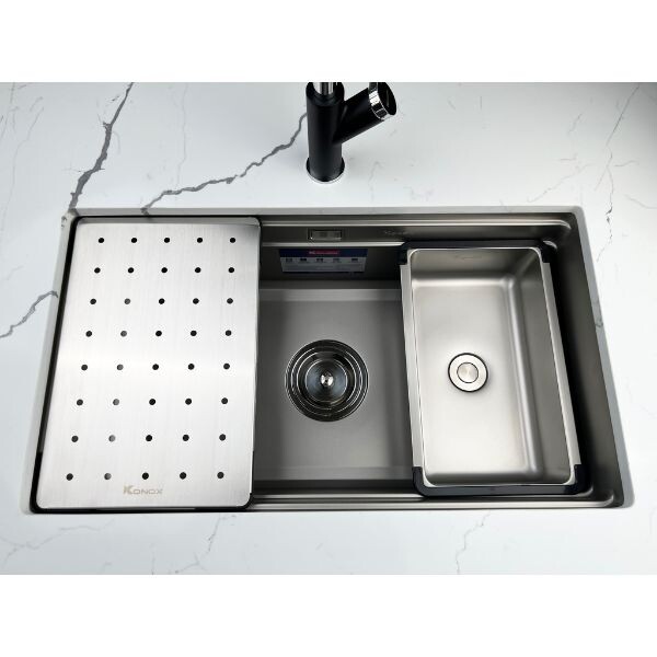 CHẬU RỬA BÁT CHỐNG XƯỚC KONOX WORKSTATION SINK – UNDERMOUNT SINK KN7644SU DEKOR