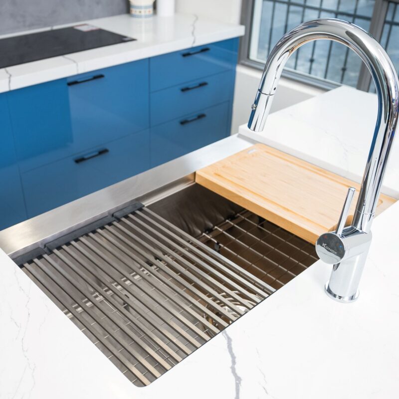 CHẬU RỬA BÁT KONOX WORKSTATION SINK – APRON SINK KN8051AS RETTA