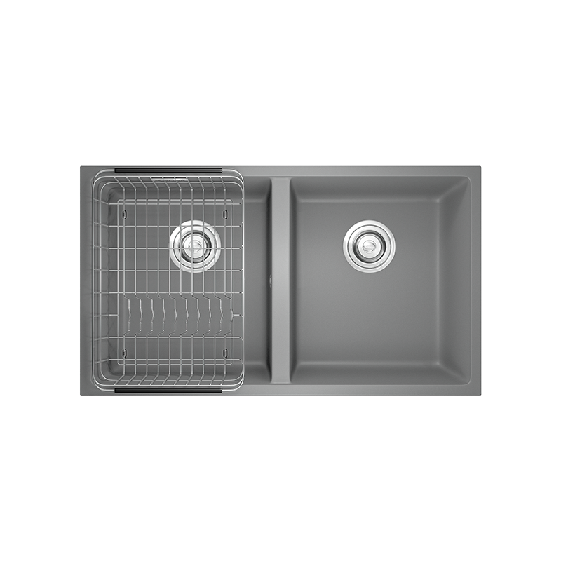 CHẬU RỬA BÁT KONOX GRANITE SINK VELOCI 760D GREY