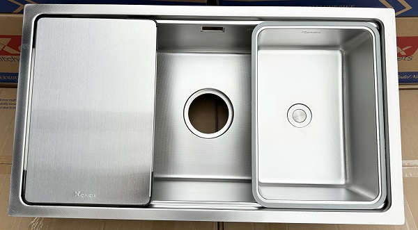 CHẬU RỬA BÁT CHỐNG XƯỚC KONOX WORKSTATION SINK – UNDERMOUNT SINK KN7044SU DEKOR