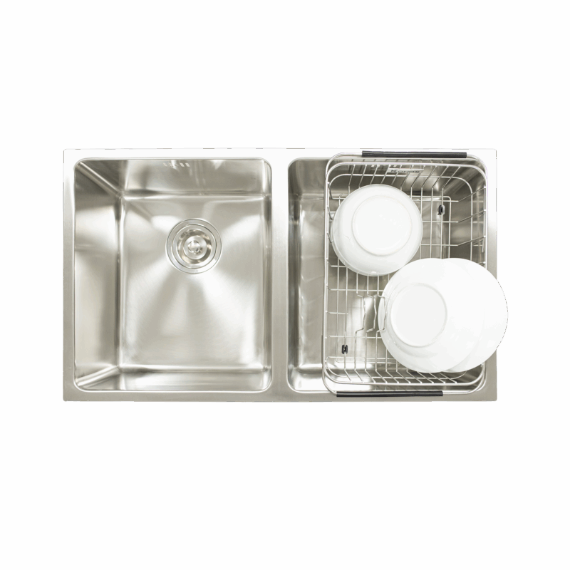 CHẬU RỬA BÁT 2 HỐ KONOX UNDERMOUNT SINK KN7544DUB