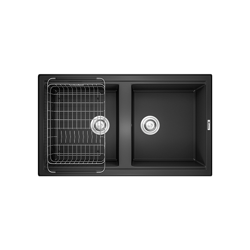 CHẬU RỬA BÁT KONOX GRANITE SINK PHOENIX SMART 860 BLACK