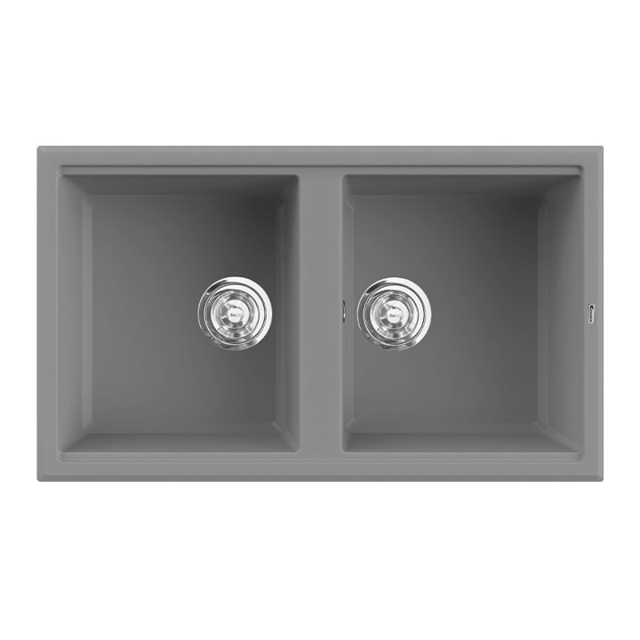 CHẬU RỬA BÁT KONOX GRANITE SINK PHOENIX SMART 860 GREY