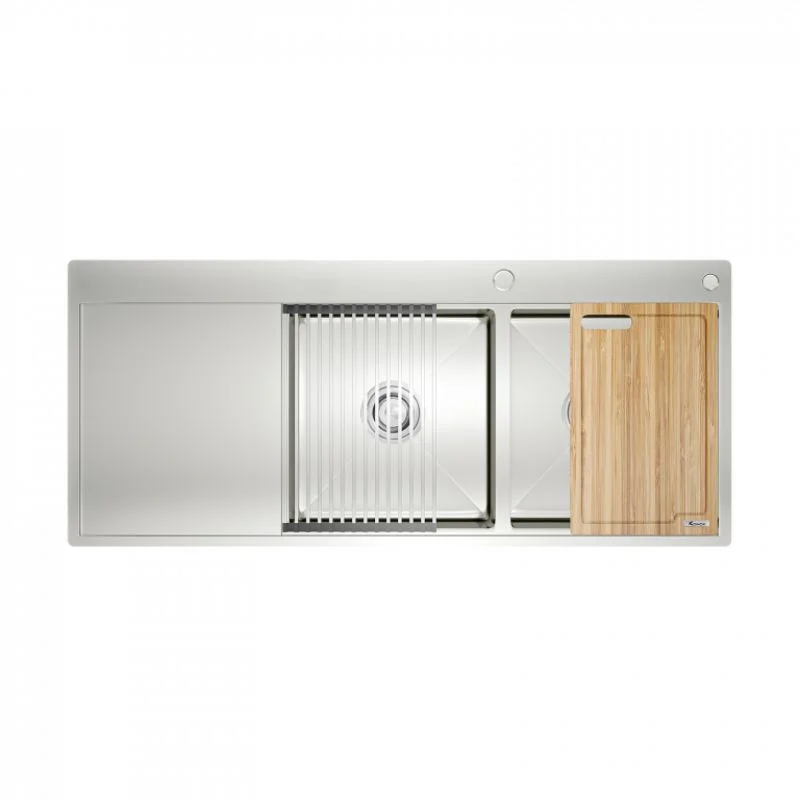 CHẬU RỬA BÁT KONOX WORKSTATION SINK – TOPMOUNT SINK KN11650TD BÀN TRÁI