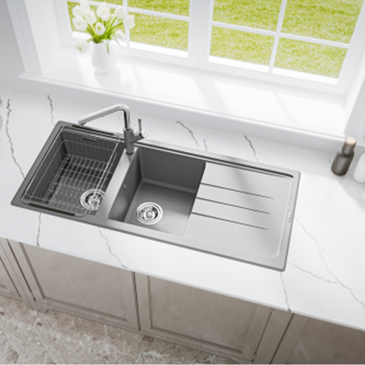 CHẬU RỬA BÁT KONOX GRANITE SINK PHOENIX 1160 GREY