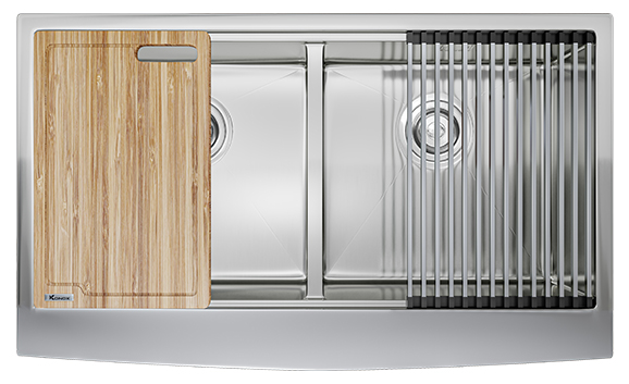 CHẬU RỬA BÁT KONOX WORKSTATION SINK – APRON SINK KN8751DA RETTA