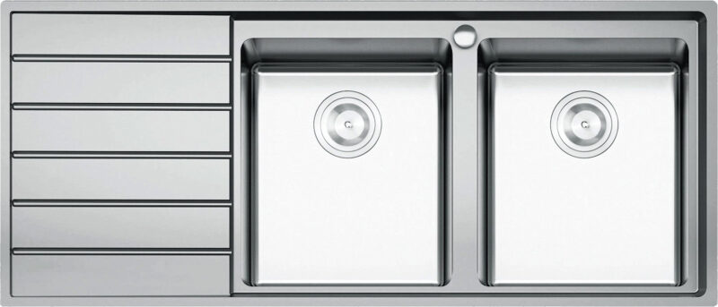 CHẬU RỬA BÁT KONOX EUROPEAN SINK PREMIUM KS11650 2B BÀN TRÁI