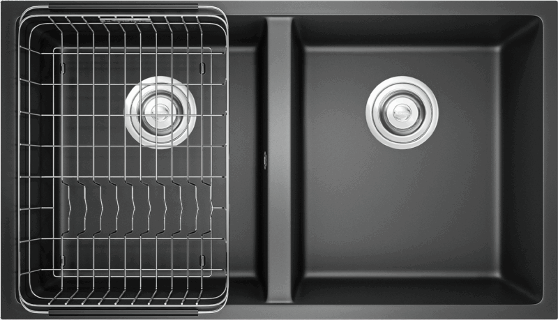 CHẬU RỬA BÁT KONOX GRANITE SINK VELOCI 760D BLACK