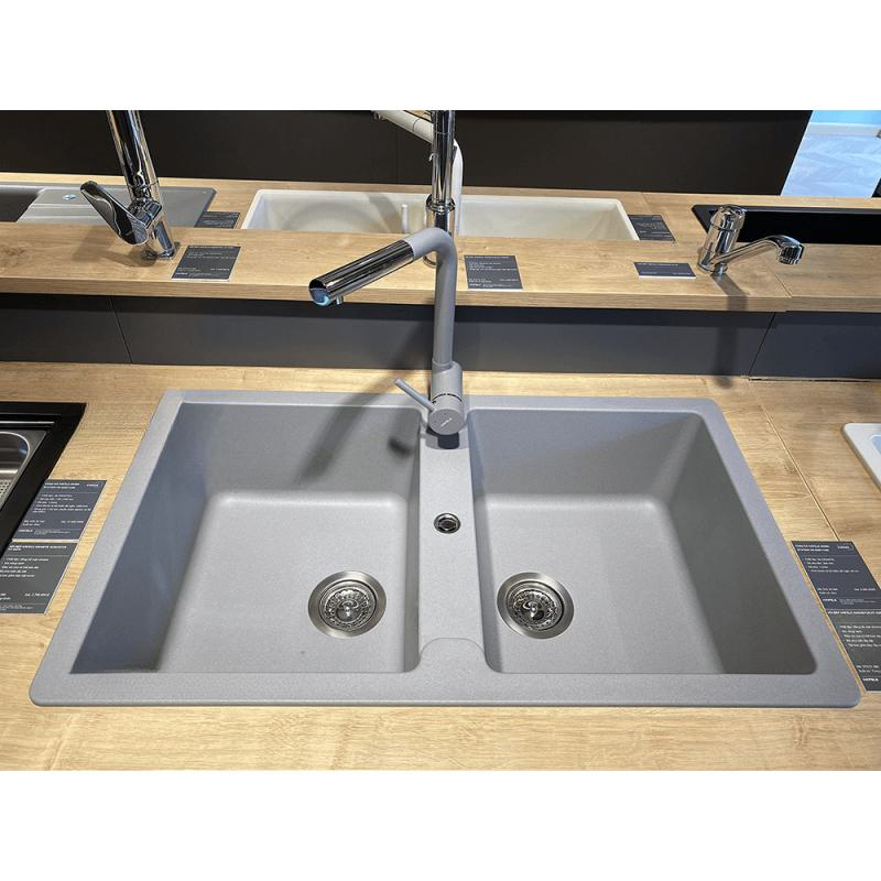 CHẬU GRANSTONE HAFELE HS19-GEN2S90 MÀU XÁM 570.36.500