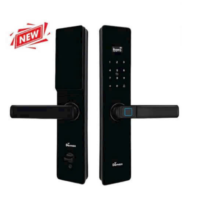 KHÓA CỬA VÂN TAY APP WIFI DEMAX SL622 BL