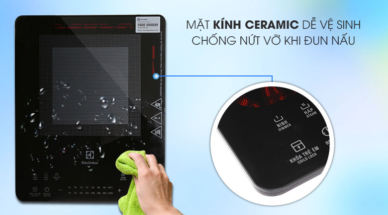 BẾP TỪ ĐƠN ELECTROLUX 29CM ETD42SKS