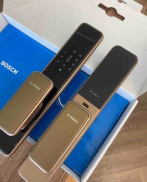 KHÓA VÂN TAY NHẬN DIỆN FACE ID APP WIFI BOSCH EL600B DE MÀU VÀNG - hinh anh thuc te cua khoa bosch 1