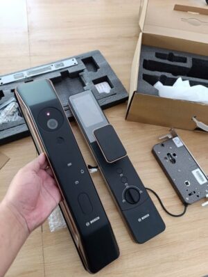 KHÓA VÂN TAY NHẬN DIỆN FACE ID BOSCH FU6 PLUS MÀU ĐỒNG  - khoa bosch fu6 plus 61
