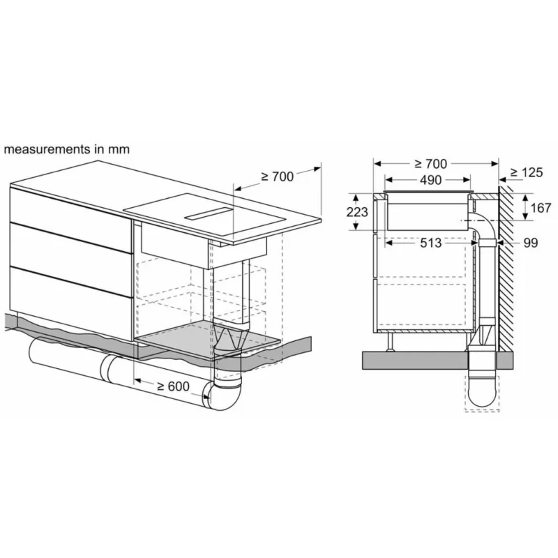 THÔNG SỐ KĨ THUẬT CỦA BẾP TỪ KẾT HỢP HÚT MÙI BOSCH HMH.PVQ731F15E SERIE 8