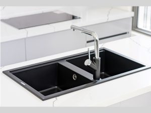 CHẬU RỬA BÁT KONOX GRANITE SINK PHOENIX SMART 860 BLACK