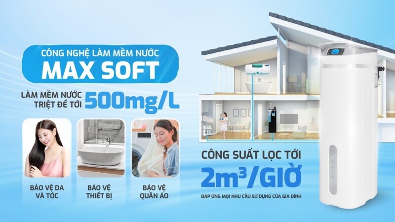 CÔNG NGHỆ LÀM MỀM NƯỚC CỦA KAROFI KTF P02