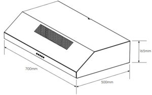 MÁY HÚT MÙI ELECTROLUX ERF715SBA DẠNG CỔ ĐIỂN 70CM - may hut mui electrolux erf715sba kt
