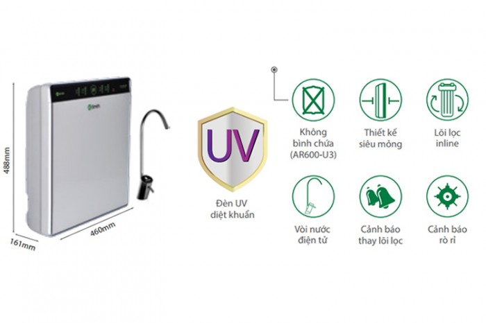MÁY LỌC NƯỚC A. O. SMITH AR600-U3